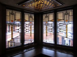 Frank Lloyd Wright Robie Window Stained Glass 